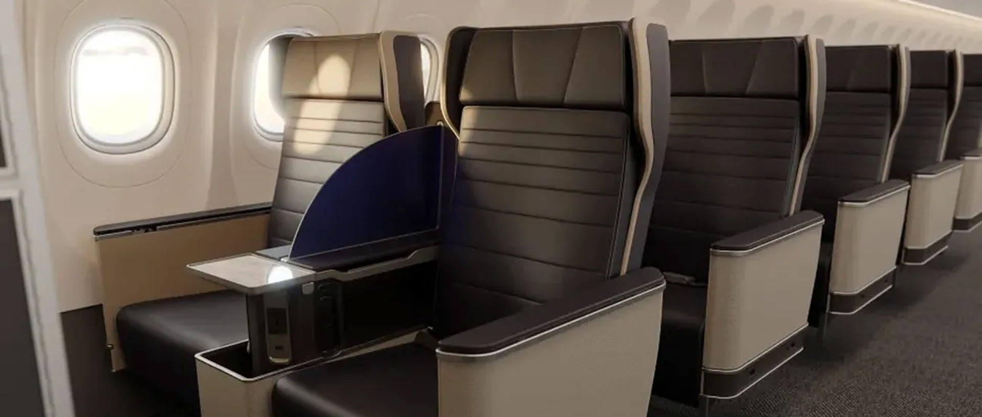 United Airlines Cutting-Edge Domestic First-Class Seats