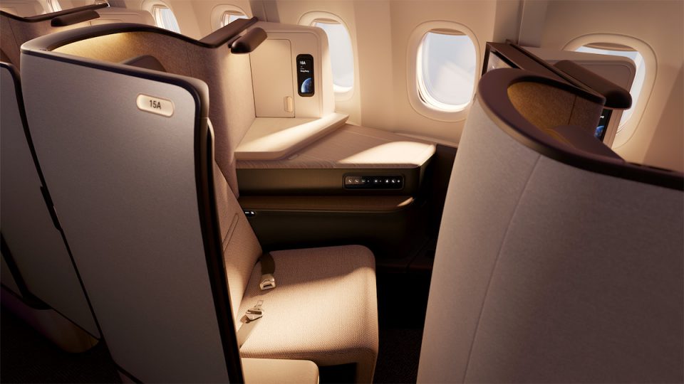 Cathay Pacific Aria Suites Business Class